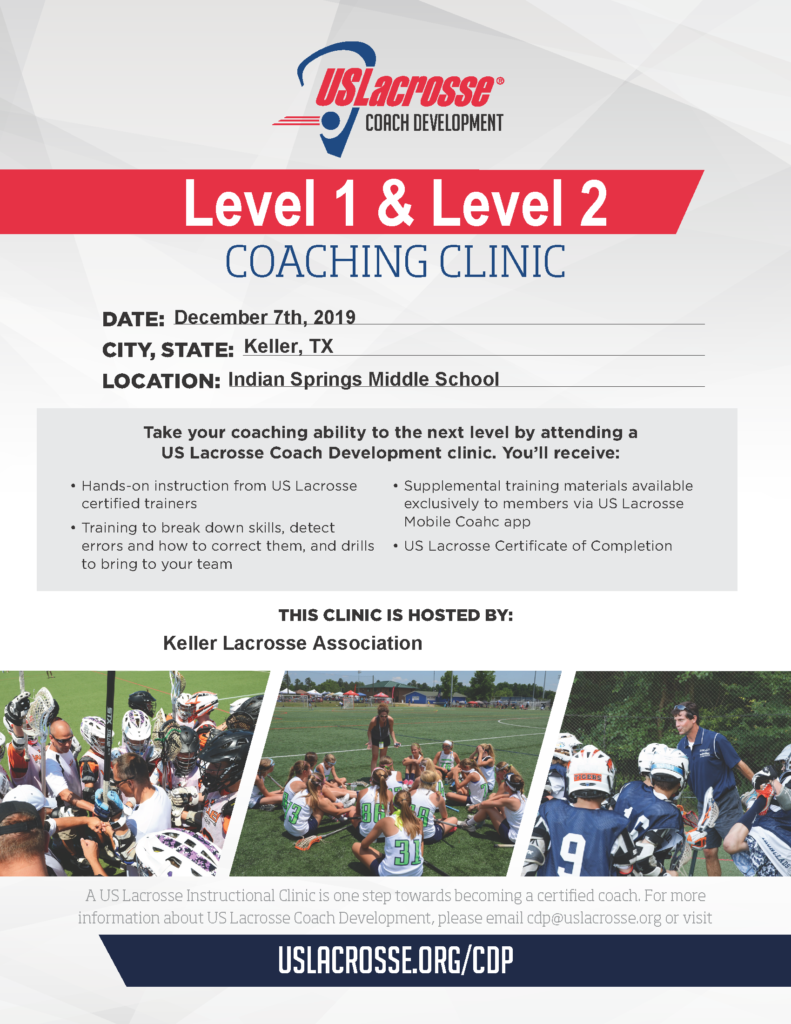 US Lacrosse Coaches Clinics USA Lacrosse Texas Chapter